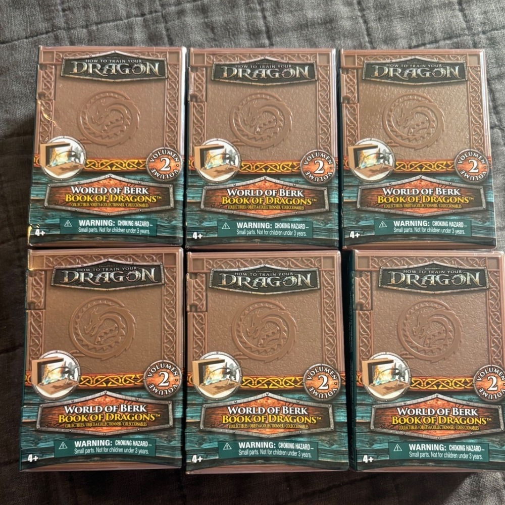 How to Train Your Dragon World of Berk Book of Dragons Vol 2 Mystery Lot of 6
